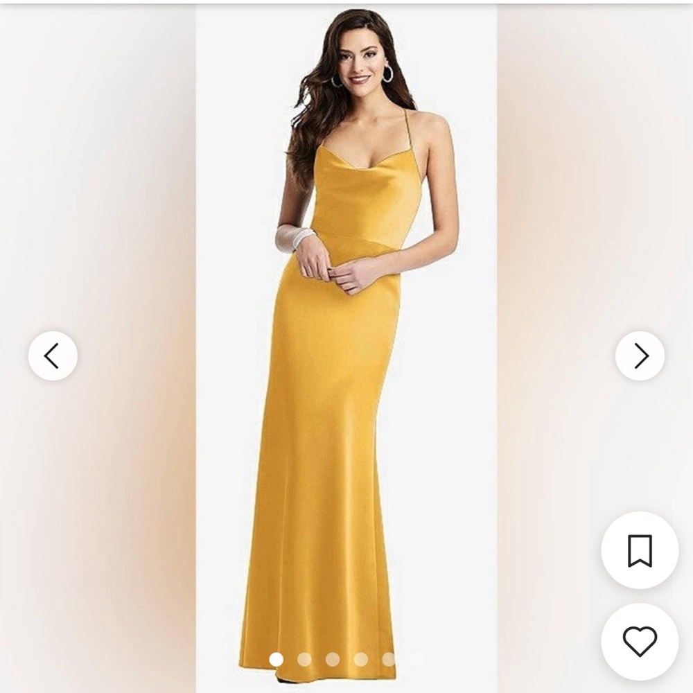 Dressy Collection Yellow-Gold dress (Never Worn)